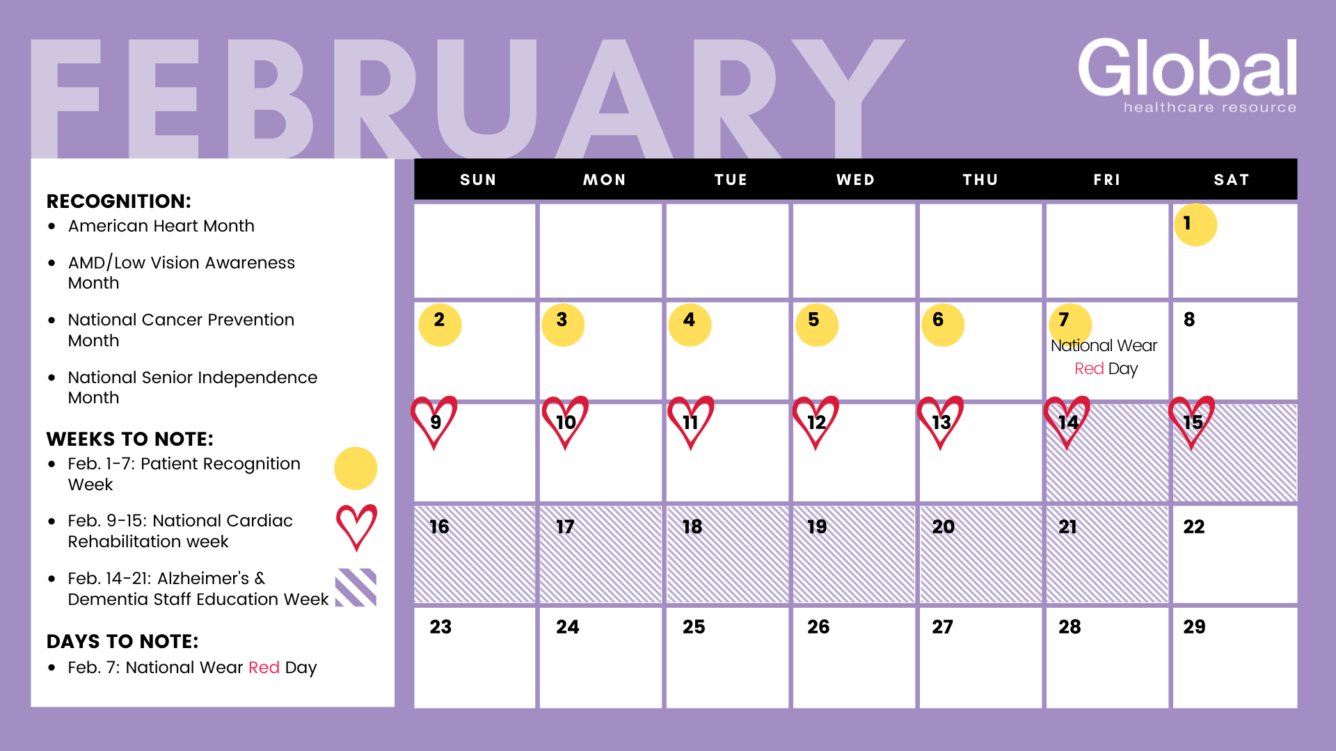 Wellbeing Calendar 2024 Nhs Olwen Michal